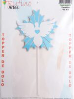 Topo de Bolo Espirito Santo 3D Azul