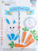 Topo de Bolo Páscoa Azul