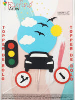 Topo de Bolo Carro 3D