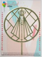 Nossa Senhora Aparecida Circulo Acrilico