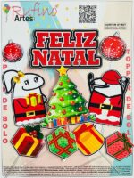 Topo de Bolo Flork Natal
