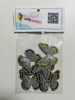 Borboleta 3D EVA/METALIZADA - PRATA Pct 05 Und