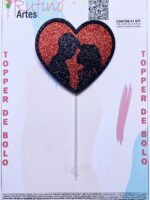 Topo de Bolo Namorados EVA