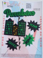 Topo de Bolo Fantástico EVA