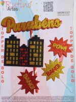 Topo de Bolo Futurista EVA