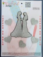 Topo de Bolo Noivas EVA