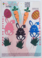 Topo de Bolo Coelhinho da Páscoa EVA