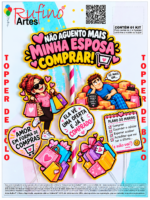 Topo de Bolo Minha Esposa Comprando